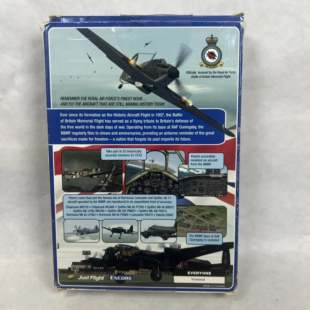 Battle Of Britain: Memorial Flight Add-on (Flight Simulator 2000/02)‎ PC